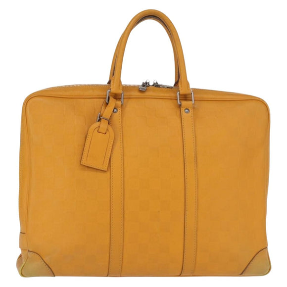 LOUIS VUITTON Damier Infini Porte Documents Voyage Bag Solar N41218 Auth 156542