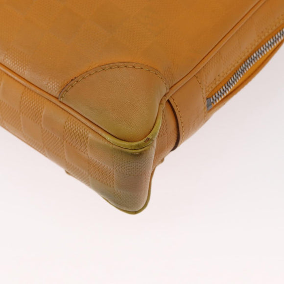 LOUIS VUITTON Damier Infini Porte Documents Voyage Bag Solar N41218 Auth 156542