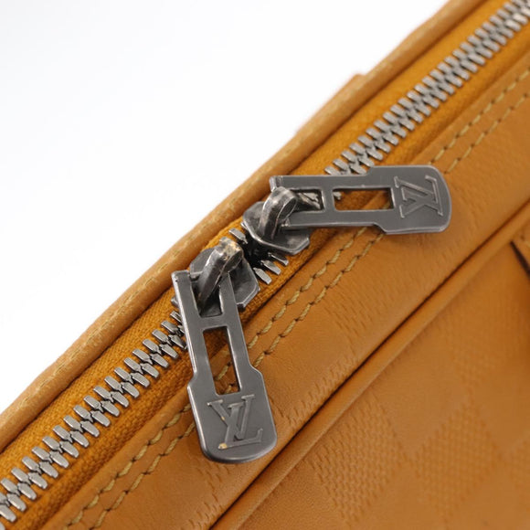 LOUIS VUITTON Damier Infini Porte Documents Voyage Bag Solar N41218 Auth 156542