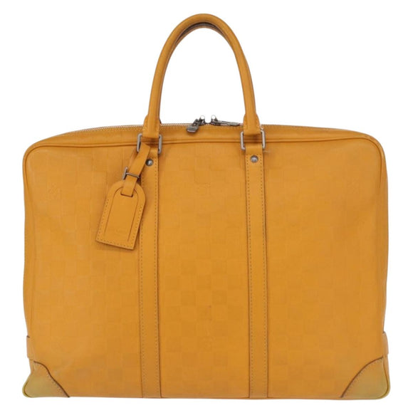 LOUIS VUITTON Damier Infini Porte Documents Voyage Bag Solar N41218 Auth 156542