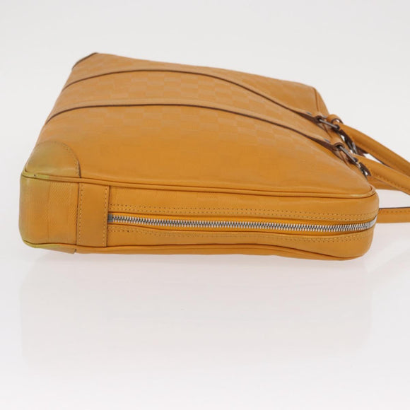 LOUIS VUITTON Damier Infini Porte Documents Voyage Bag Solar N41218 Auth 156542