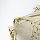 LOUIS VUITTON Monogram Mini Lin Croisette Marina GM Bag Blue M95492 Auth 156543-20