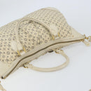 LOUIS VUITTON Monogram Mini Lin Croisette Marina GM Bag Blue M95492 Auth 156543-6