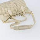 LOUIS VUITTON Monogram Mini Lin Croisette Marina GM Bag Blue M95492 Auth 156543-8