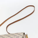 LOUIS VUITTON Damier Azur Favorit MM Shoulder Bag 2way N41275 LV Auth 156544-15