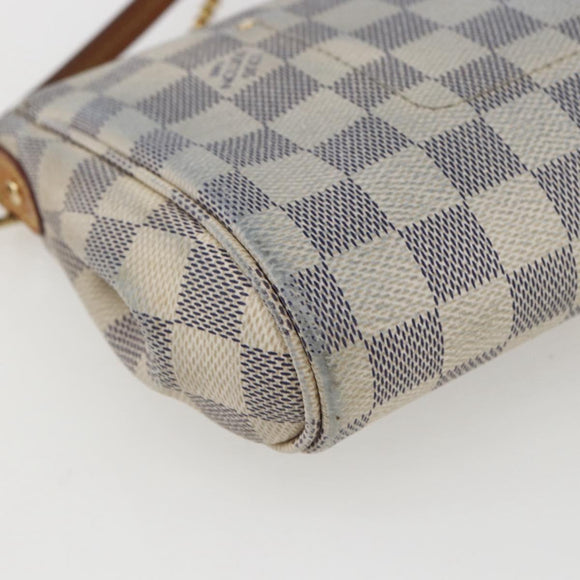 LOUIS VUITTON Damier Azur Favorit MM Shoulder Bag 2way N41275 LV Auth 156544