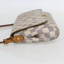 LOUIS VUITTON Damier Azur Favorit MM Shoulder Bag 2way N41275 LV Auth 156544-3