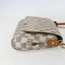 LOUIS VUITTON Damier Azur Favorit MM Shoulder Bag 2way N41275 LV Auth 156544-4