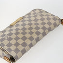 LOUIS VUITTON Damier Azur Favorit MM Shoulder Bag 2way N41275 LV Auth 156544-6