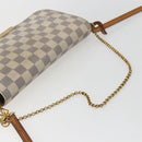 LOUIS VUITTON Damier Azur Favorit MM Shoulder Bag 2way N41275 LV Auth 156544-7