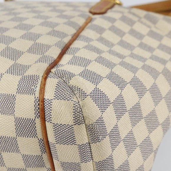 LOUIS VUITTON Damier Azur Totally MM Tote Bag N51262 LV Auth 156546