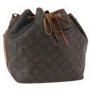 LOUIS VUITTON Monogram Petit Noe Shoulder Bag M42226 LV Auth 156560-1