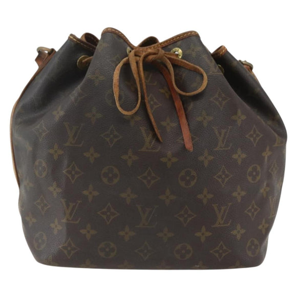 LOUIS VUITTON Monogram Petit Noe Shoulder Bag M42226 LV Auth 156560