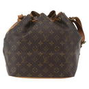 LOUIS VUITTON Monogram Petit Noe Shoulder Bag M42226 LV Auth 156560-2