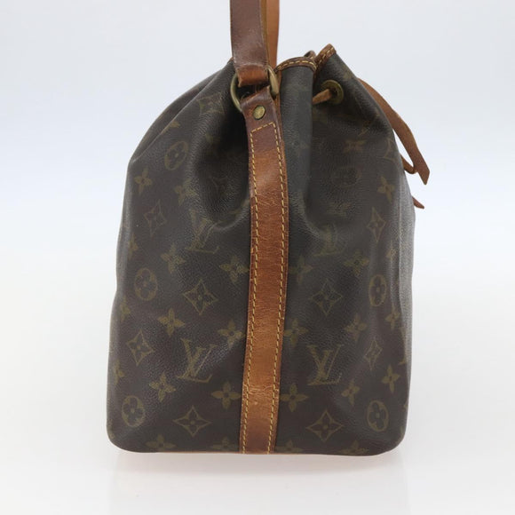 LOUIS VUITTON Monogram Petit Noe Shoulder Bag M42226 LV Auth 156560
