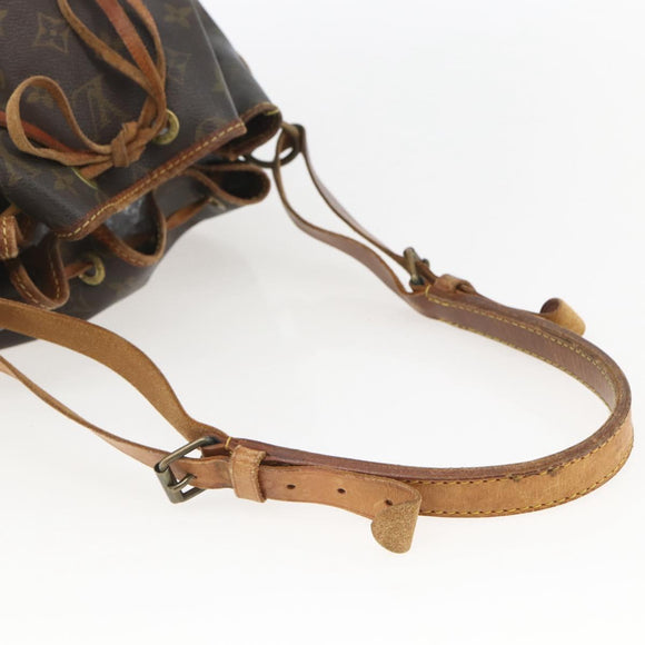 LOUIS VUITTON Monogram Petit Noe Shoulder Bag M42226 LV Auth 156560