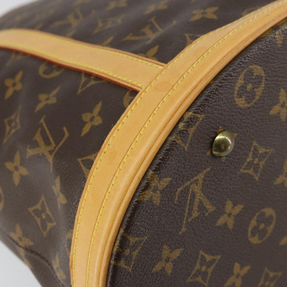 LOUIS VUITTON Monogram Bucket GM Shoulder Bag M42236 LV Auth 156566
