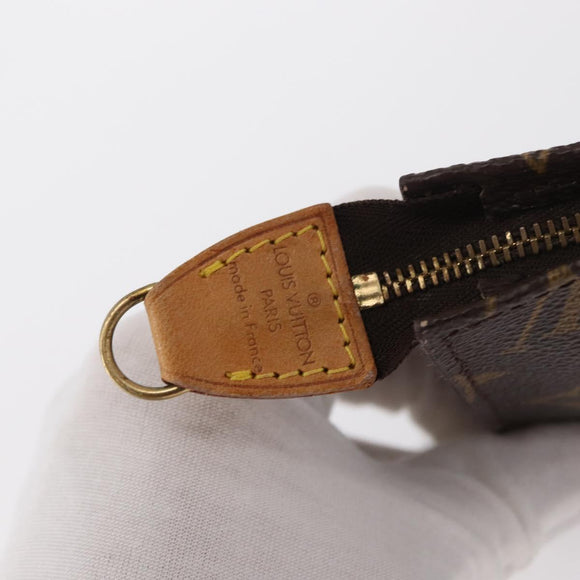 LOUIS VUITTON Monogram Bucket GM Accessory Pouch LV Auth 156567