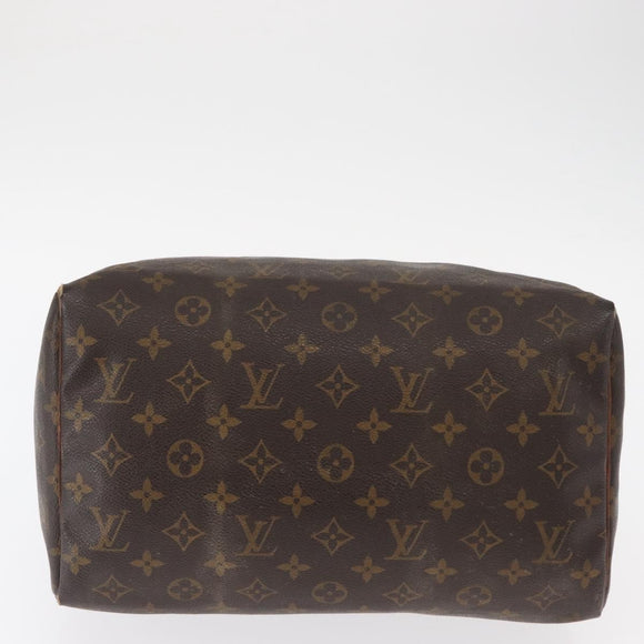 LOUIS VUITTON Monogram Speedy 30 Hand Bag M41526 LV Auth 156580