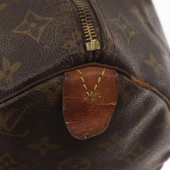 LOUIS VUITTON Monogram Speedy 30 Hand Bag M41526 LV Auth 156580