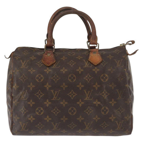 LOUIS VUITTON Monogram Speedy 30 Hand Bag M41526 LV Auth 156580