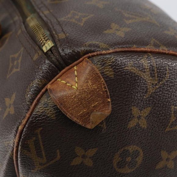 LOUIS VUITTON Monogram Speedy 30 Hand Bag M41526 LV Auth 156581