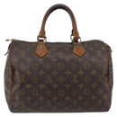 LOUIS VUITTON Monogram Speedy 30 Hand Bag M41526 LV Auth 156581-3