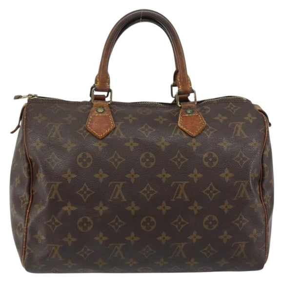 LOUIS VUITTON Monogram Speedy 30 Hand Bag M41526 LV Auth 156581