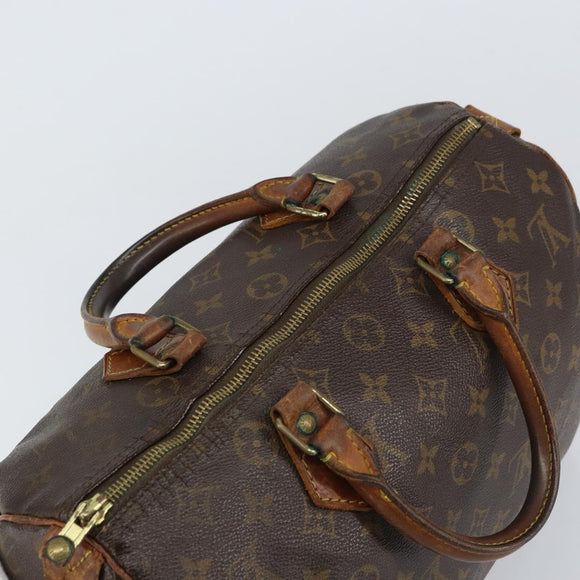 LOUIS VUITTON Monogram Speedy 30 Hand Bag M41526 LV Auth 156581