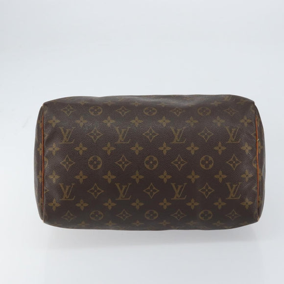 LOUIS VUITTON Monogram Speedy 30 Hand Bag M41526 LV Auth 156581