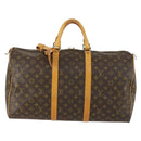 LOUIS VUITTON Monogram Keepall 50 Boston Bag M41426 LV Auth 156586-2