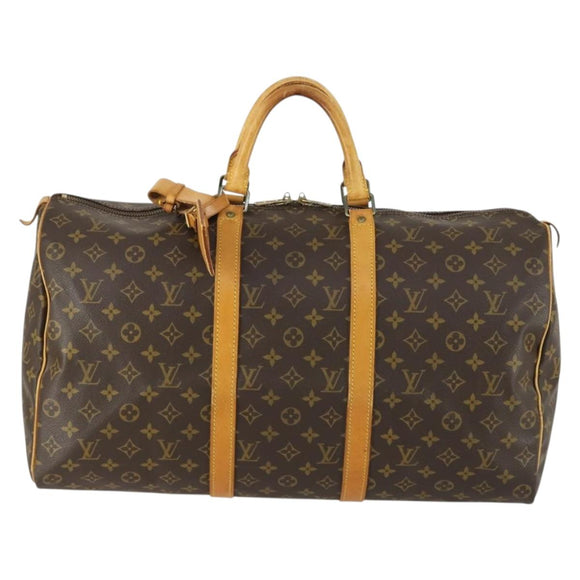 LOUIS VUITTON Monogram Keepall 50 Boston Bag M41426 LV Auth 156586
