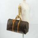 LOUIS VUITTON Monogram Keepall 50 Boston Bag M41426 LV Auth 156586-22
