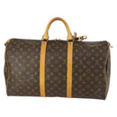 LOUIS VUITTON Monogram Keepall 50 Boston Bag M41426 LV Auth 156586-3