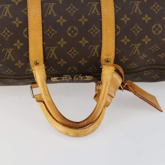 LOUIS VUITTON Monogram Keepall 50 Boston Bag M41426 LV Auth 156586