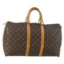LOUIS VUITTON Monogram Keepall 45 Boston Bag M41428 LV Auth 156591-1