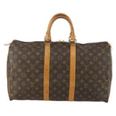 LOUIS VUITTON Monogram Keepall 45 Boston Bag M41428 LV Auth 156591-13