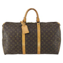LOUIS VUITTON Monogram Keepall 50 Boston Bag M41426 LV Auth 156592-13