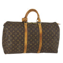 LOUIS VUITTON Monogram Keepall 50 Boston Bag M41426 LV Auth 156594-1