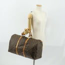 LOUIS VUITTON Monogram Keepall 50 Boston Bag M41426 LV Auth 156594-23