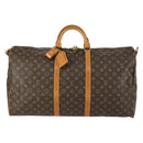 LOUIS VUITTON Monogram Keepall Bandouliere 60 Boston Bag M41412 LV Auth 156598-13