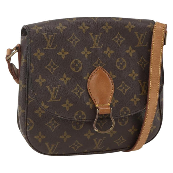LOUIS VUITTON Monogram Saint Cloud GM Shoulder Bag M51242 LV Auth 156603