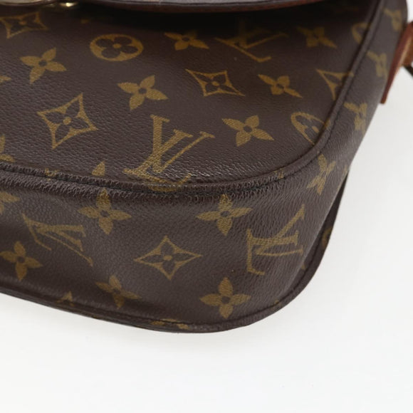 LOUIS VUITTON Monogram Saint Cloud GM Shoulder Bag M51242 LV Auth 156603