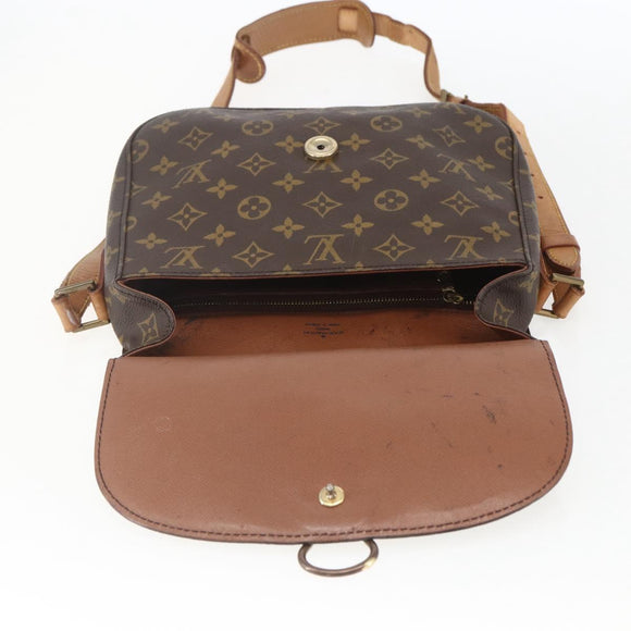 LOUIS VUITTON Monogram Saint Cloud GM Shoulder Bag M51242 LV Auth 156603