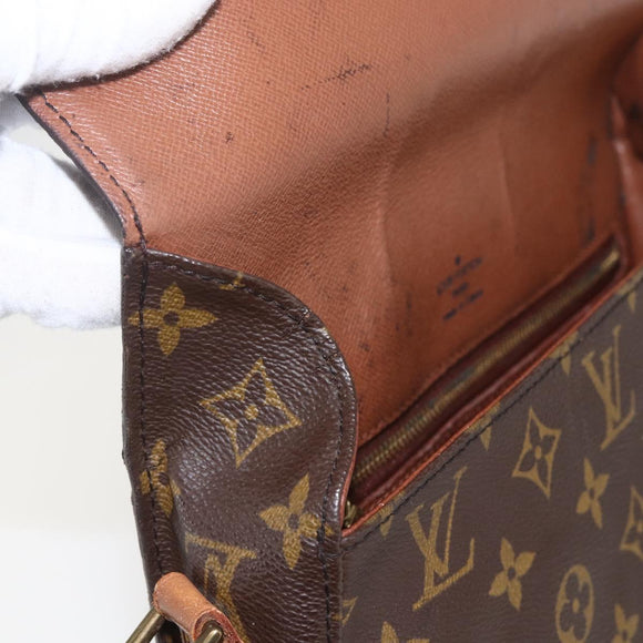 LOUIS VUITTON Monogram Saint Cloud GM Shoulder Bag M51242 LV Auth 156603
