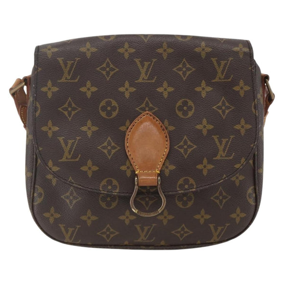 LOUIS VUITTON Monogram Saint Cloud GM Shoulder Bag M51242 LV Auth 156603