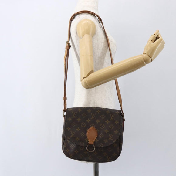 LOUIS VUITTON Monogram Saint Cloud GM Shoulder Bag M51242 LV Auth 156603