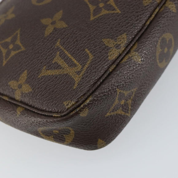 LOUIS VUITTON Monogram Pochette Accessoires Pouch M51980 LV Auth 156611