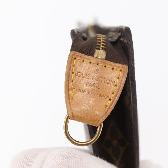 LOUIS VUITTON Monogram Bucket GM Accessory Pouch LV Auth 156616