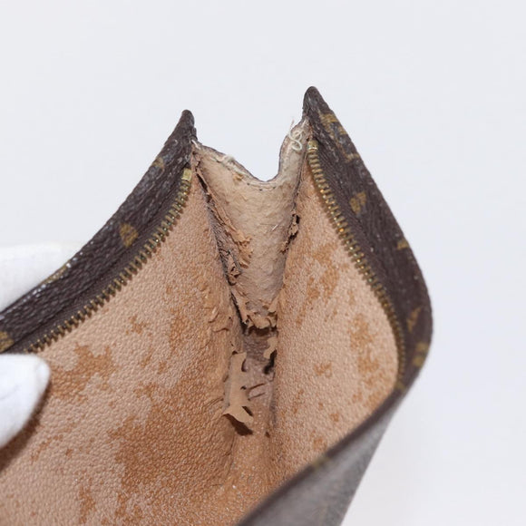 LOUIS VUITTON Monogram Bucket GM Accessory Pouch LV Auth 156616